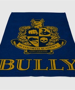 Bullworth Academy Bully Sherpa Fleece Blanket Gifts for Family, for Couple