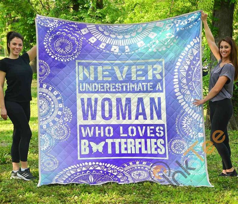 Butterflies Love Quilt Blanket Bedding Set