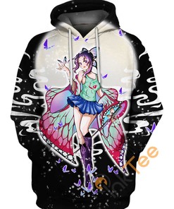 Butterfly Dance On The Moon Hoodie 3D