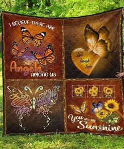 Butterfly Set Premium Quilt
