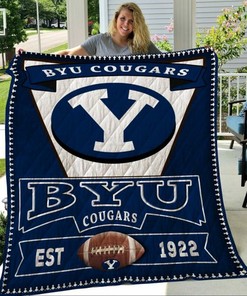 Byu Cougars Big Y Ncaa Quilt Blanket Bedding Set