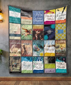 C. S. Lewis Books Quilt Blanket Bedding Set for Home Décor