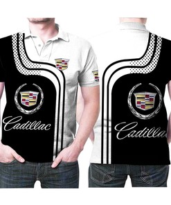 Cadillac Luxury Supercar Logo Pattern 3d Designed For Cadillac Fans Cadillac Lovers Polo Shirt All Over Print Shirt 3d T-shirt