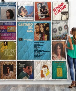 Caetano Veloso Compilations Great3 Quilt Blanket Bedding Set