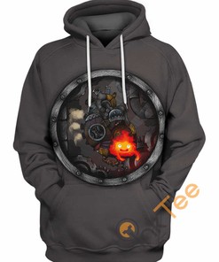 Calcifer All Over Print Hoodie 3D