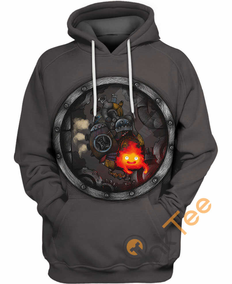 Calcifer All Over Print Hoodie 3D
