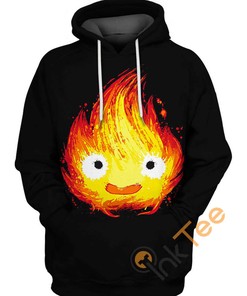 Calcifer Fire Demon Hoodie 3D