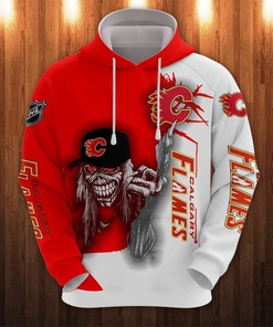 Calgary Flames Hoodie Ultra Death Graphic Gift for Halloween