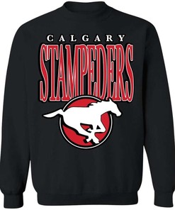 Calgary Stampeders Vintage Cfl Football Crewneck Sweatshirt