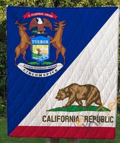 California V1 Quilt Blanket Bedding Set
