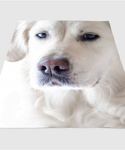 Calm Dog Sherpa Fleece Blanket Gifts for Family, for Couple
