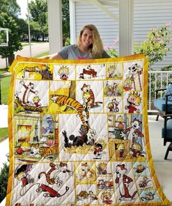 Calvin andamp Hobbes Quilt Blanket Bedding Sets
