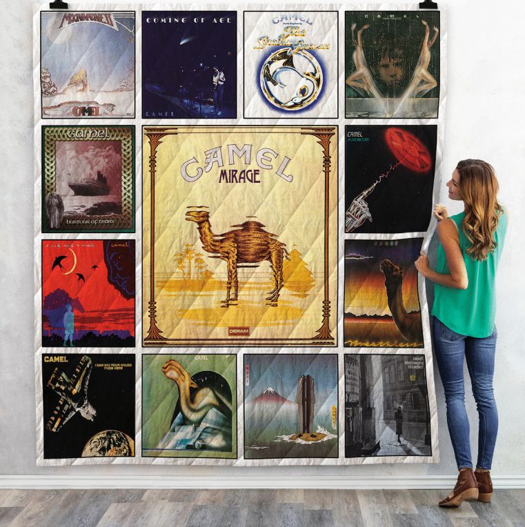 Camel Quilt Blanket Bedding Set for Home Décor