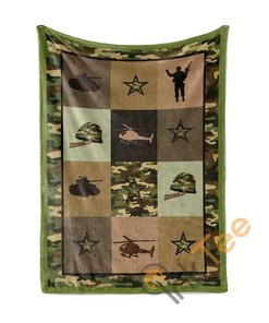 Camouflage Camo Limited Edition Sherpa Fleece Blanket Gifts for Family, for Couple