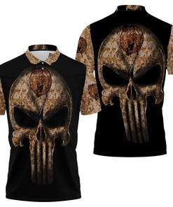 Camouflage Skull Boston Celtics American Flag Polo Shirt All Over Print Shirt 3d T-shirt