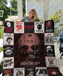 Camp Crystal Lake Friday The 13th Collection For Fans Quilt Blanket Bedding Set