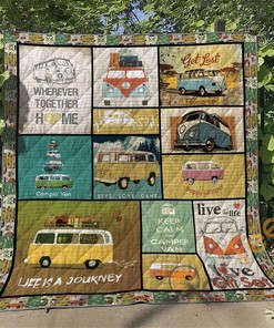 Camper Van Quilt Blanket Bedding Set