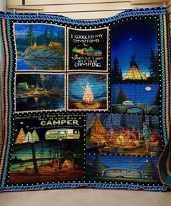 Camping Camper Quilt Blanket Bedding Set for Home Décor