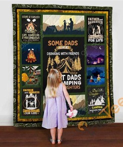Camping – Dad And Daughter Quilt Blanket Bedding Set