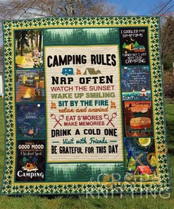 Camping Quilt Blanket Bedding Set