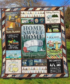 Camping Quilt Blanket Bedding Set for Home Décor