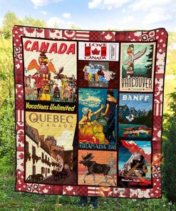 Canada 6 Quilt Blanket Bedding Set