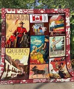 Canada Quilt Blanket Bedding Set With Pilliwcases Option