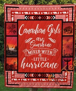 Canadian Sunshine And Hurricane Quilt Blanket Bedding Set