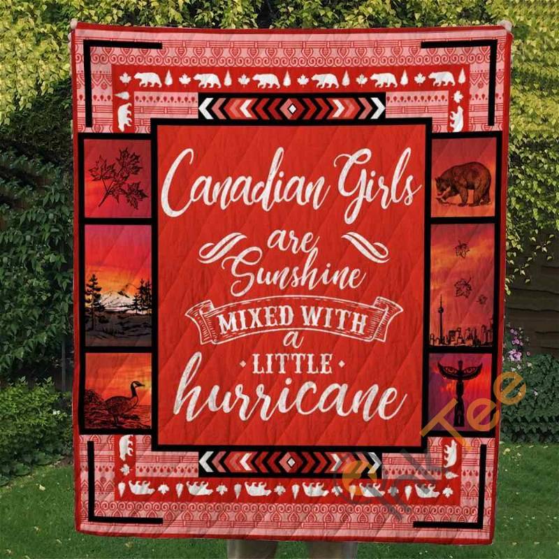 Canadian Sunshine And Hurricane Quilt Blanket Bedding Set