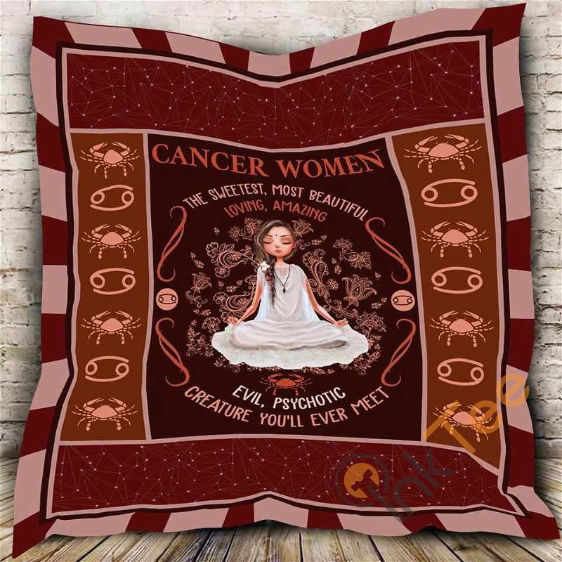Cancer Horoscope Quilt Blanket Bedding Set