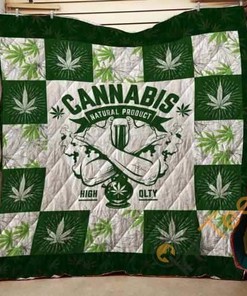Cannabis 1 Quilt Blanket Bedding Set