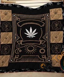 Cannabis 8 Quilt Blanket Bedding Set