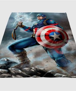 Capitan Sherpa Fleece Blanket Gifts for Family, for Couple