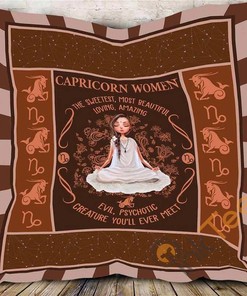Capricorn Zodiac Horoscope Quilt Blanket Bedding Set
