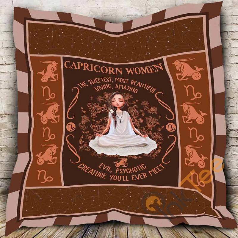 Capricorn Zodiac Horoscope Quilt Blanket Bedding Set