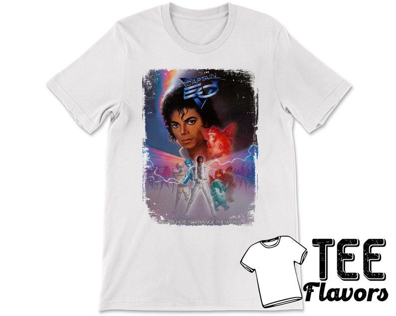 Captain Eo Michael Jackson 1986 Disney 3D Sci-Fi Film Tee T-Shirt - Image 3