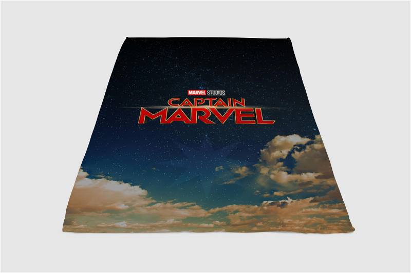 Captain Marvel Studios Sherpa Fleece Blanket Gifts for Family, for Couple