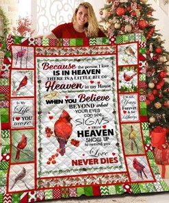 Cardinal Bird I'm All Yours Fore And For Always Quilt Blanket Bedding Set