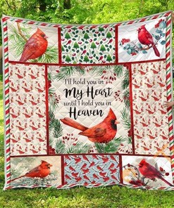 Cardinal Quilt Blanket Bedding Set