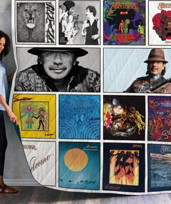 Carlos Santana Albums Quilt Blanket Bedding Set