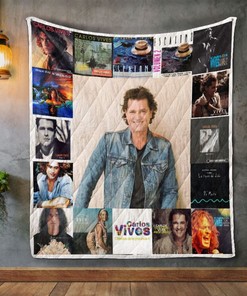 Carlos Vives Albums Quilt Blanket Bedding Set for Home Décor