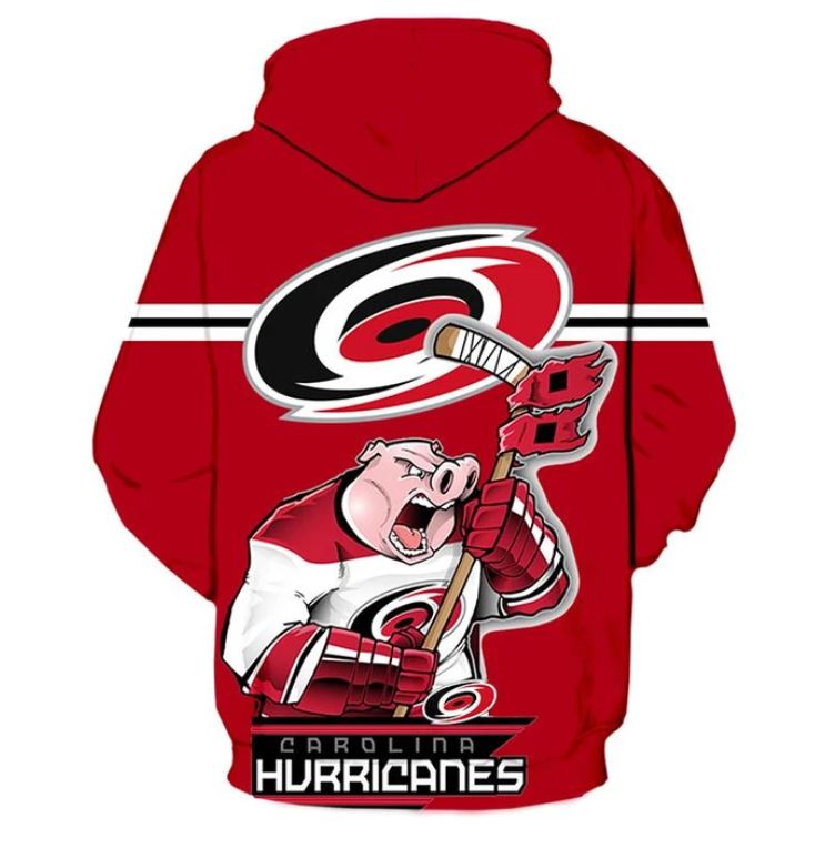 Carolina Hurricanes Hoodie 3D Ultra-Cool Long Sleeve Gift for Fans - Image 2