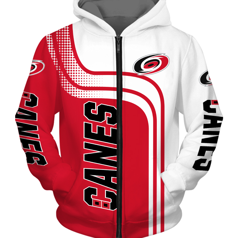 Carolina Hurricanes Hoodie Zip Hoodie Pullover Gift for Fans - Image 2