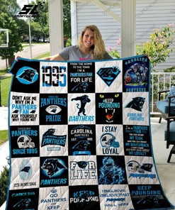 Carolina Panthers Combine Quilt Blanket Bedding Set