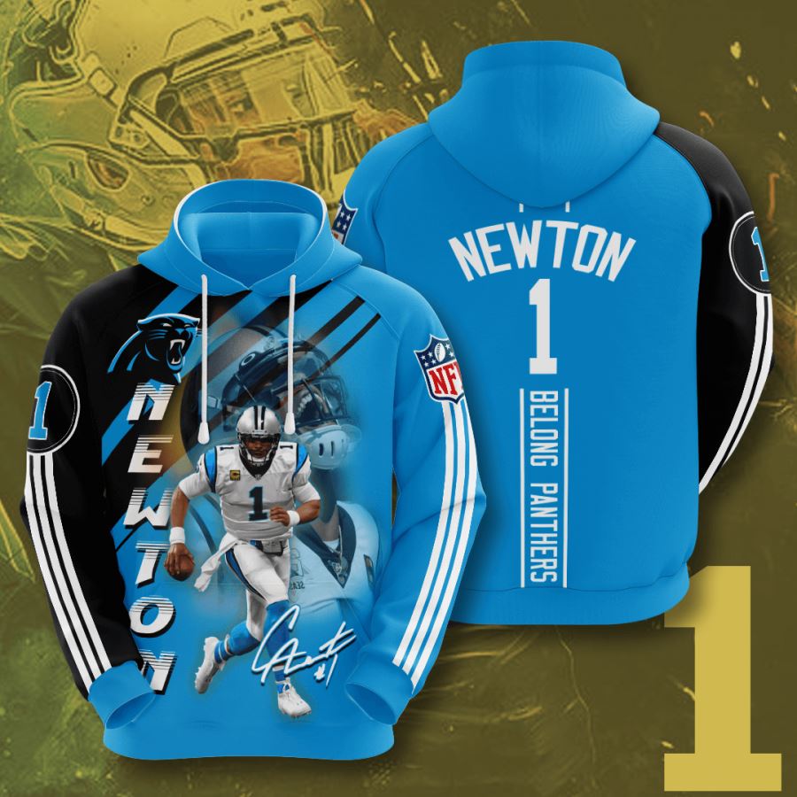 Carolina Panthers Custom All Over Print Hoodie 3D