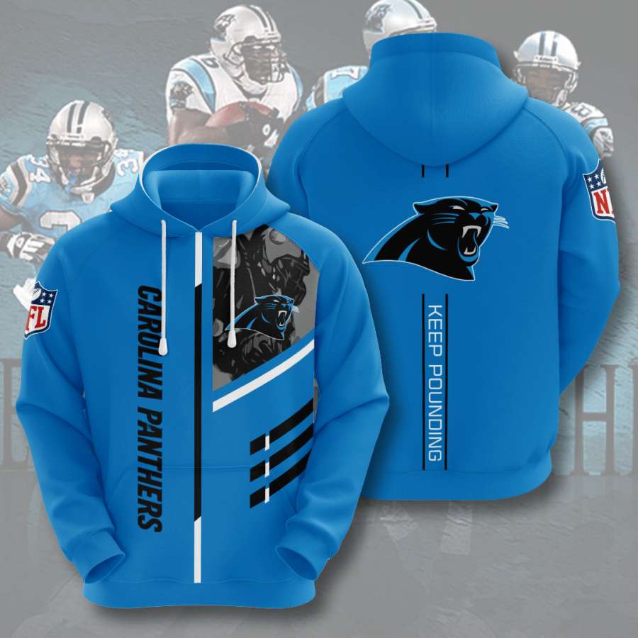Carolina Panthers Custom Sport All Over Print Hoodie 3D 2