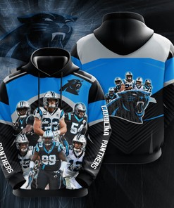 Carolina Panthers Custom Sport All Over Print Hoodie 3D 4