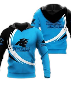 Carolina Panthers Hoodie Curve Graphic Gifts for Fans