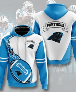 Carolina Panthers Hoodie Flame Balls Graphic Gift for Fans