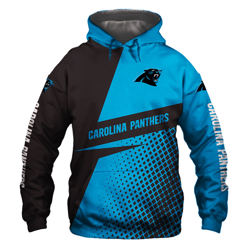 Carolina Panthers Hoodie Longsleve Zip Hoodie for Fan